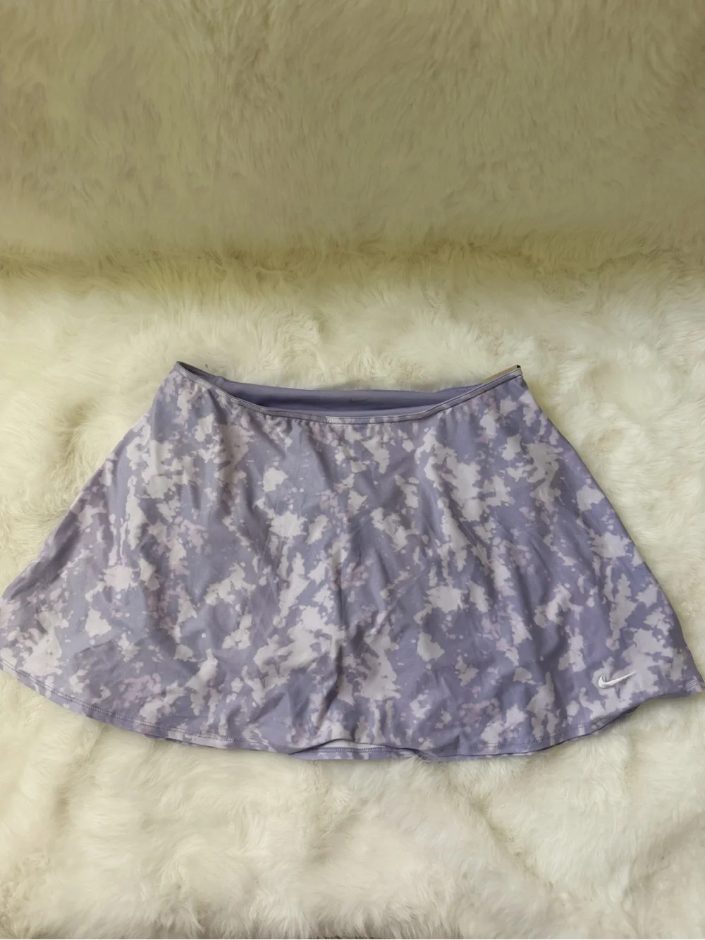 Nike Women's Summer Victory Print golf tennis Skirt - Lilac size L NWT